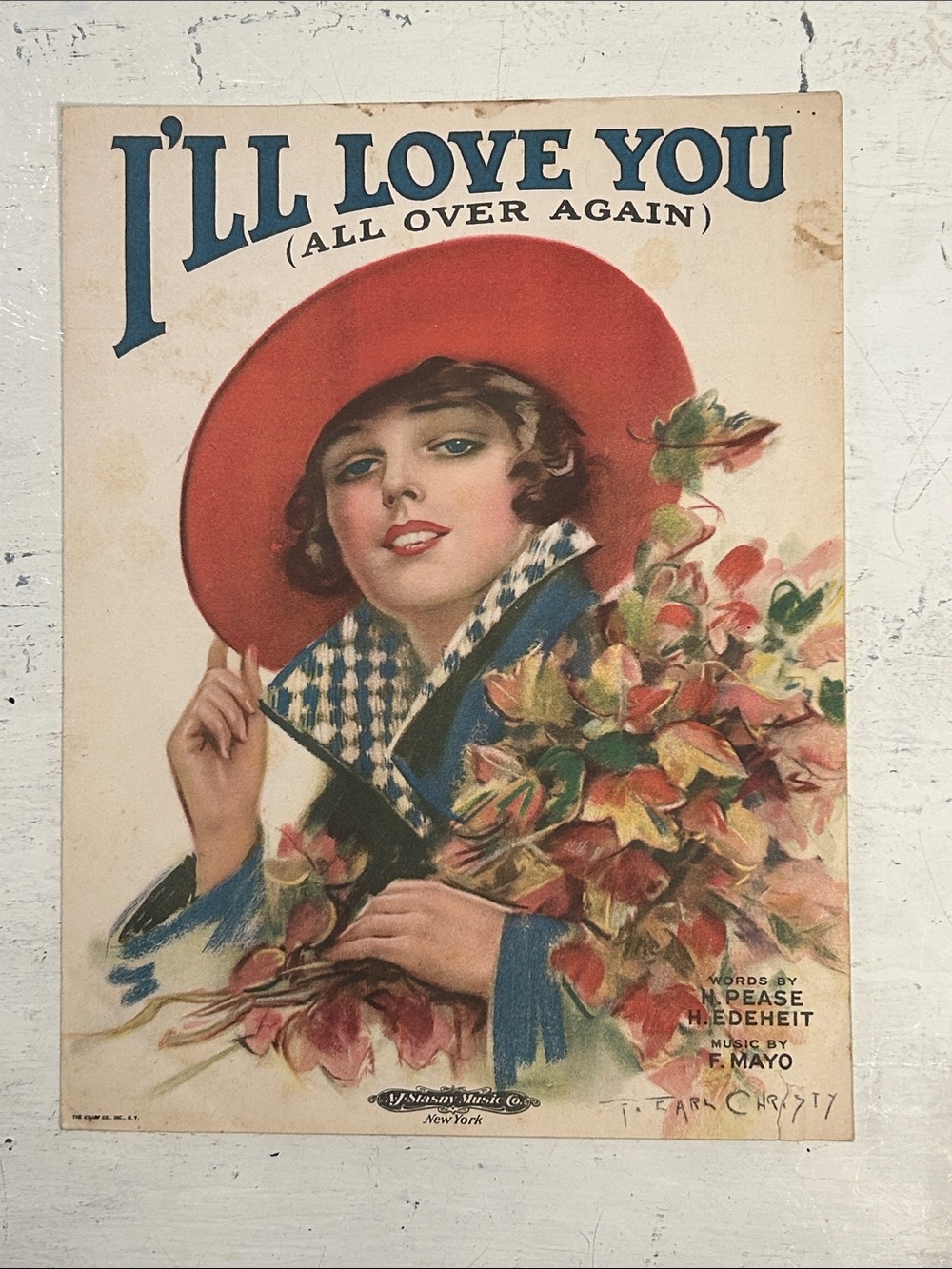 Antique Sheet Music 1920